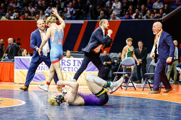 Illinois wrestling championships February 17 2024 Nate Latsch 25998